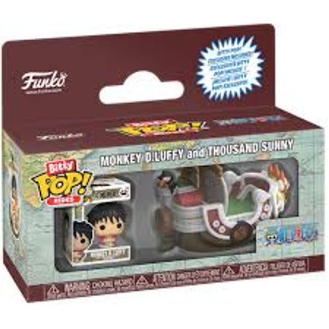 Funko Bitty Pop! Rides One Piece – Monkey D. Luffy & Thousand Sunny
