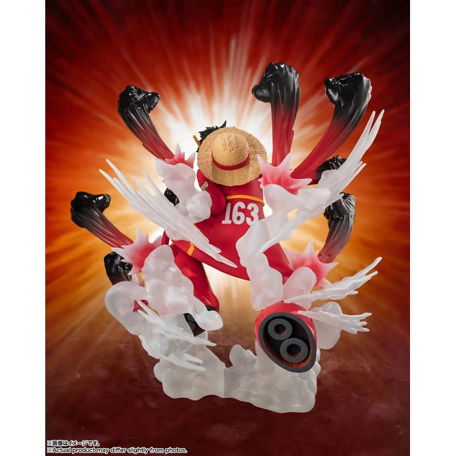 FIGUARTS ZERO [EXTRA BATTLE] MONKEY.D.LUFFY – GUM-GUM HAWK GATLING STATUE BY BANDAI TAMASHII