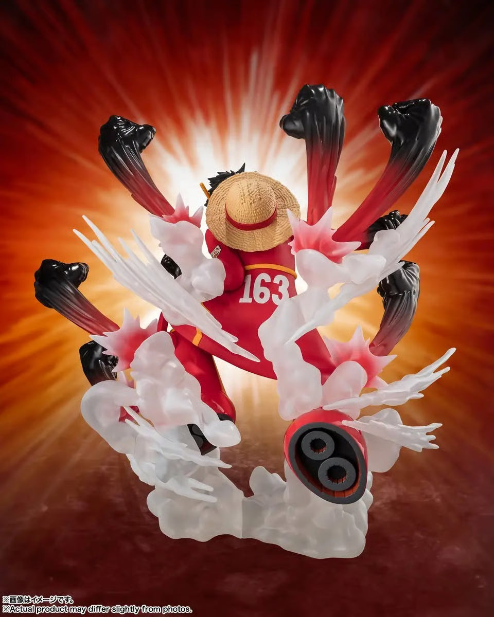 FIGUARTS ZERO [EXTRA BATTLE] MONKEY.D.LUFFY – GUM-GUM HAWK GATLING STATUE BY BANDAI TAMASHII