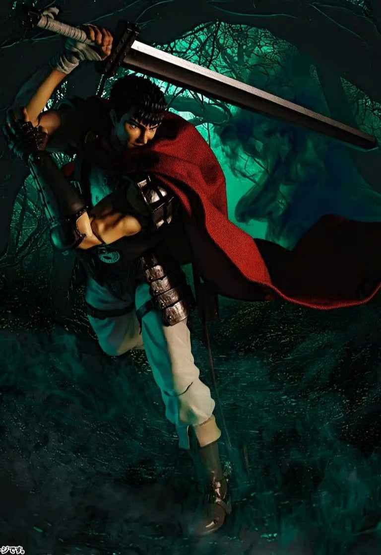 S.H.FIGUARTS BERSERK - GUTS (BAND OF THE HAWK) 1/12 SCALE ACTION FIGURE BY BANDAI TAMASHII