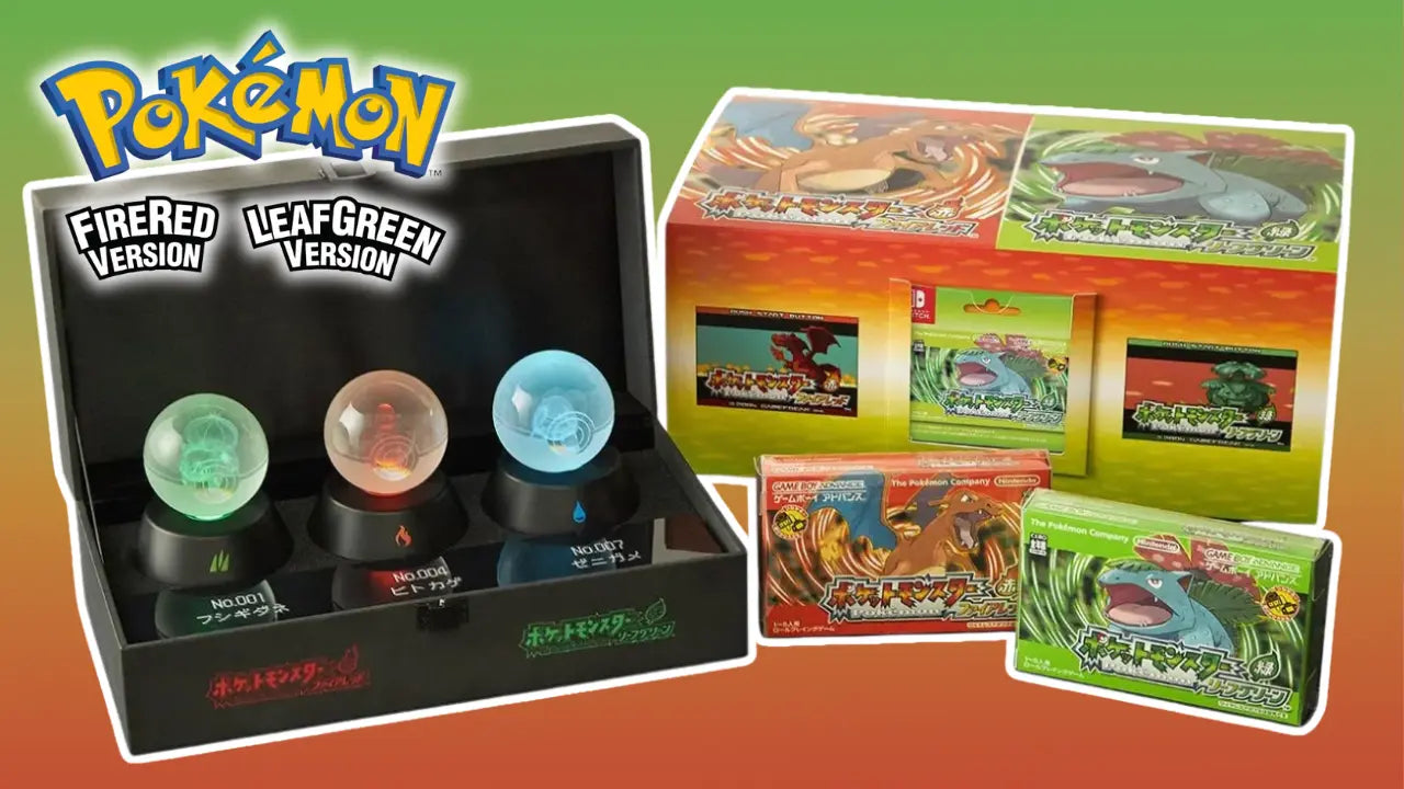 Pokemon LeafGreen Special Edition Switch Japan Limited 30th Anniversary