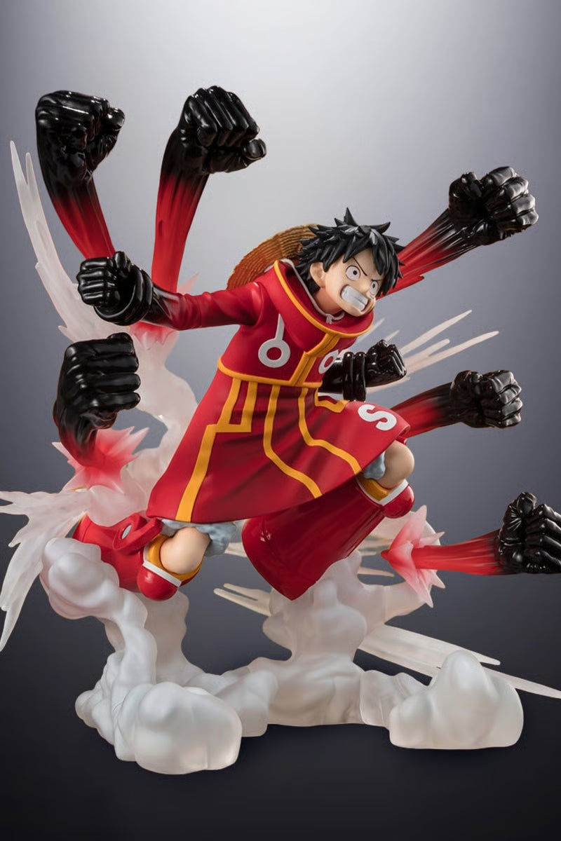FIGUARTS ZERO [EXTRA BATTLE] MONKEY.D.LUFFY – GUM-GUM HAWK GATLING STATUE BY BANDAI TAMASHII