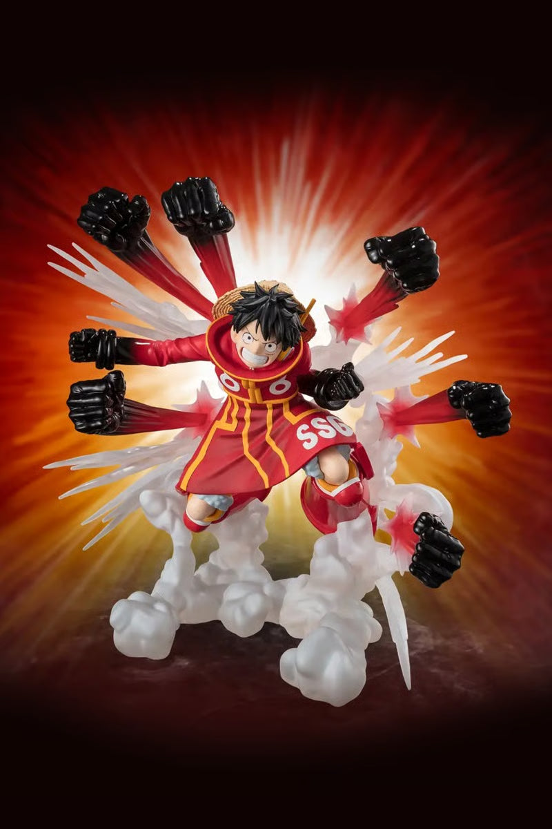 FIGUARTS ZERO [EXTRA BATTLE] MONKEY.D.LUFFY – GUM-GUM HAWK GATLING STATUE BY BANDAI TAMASHII